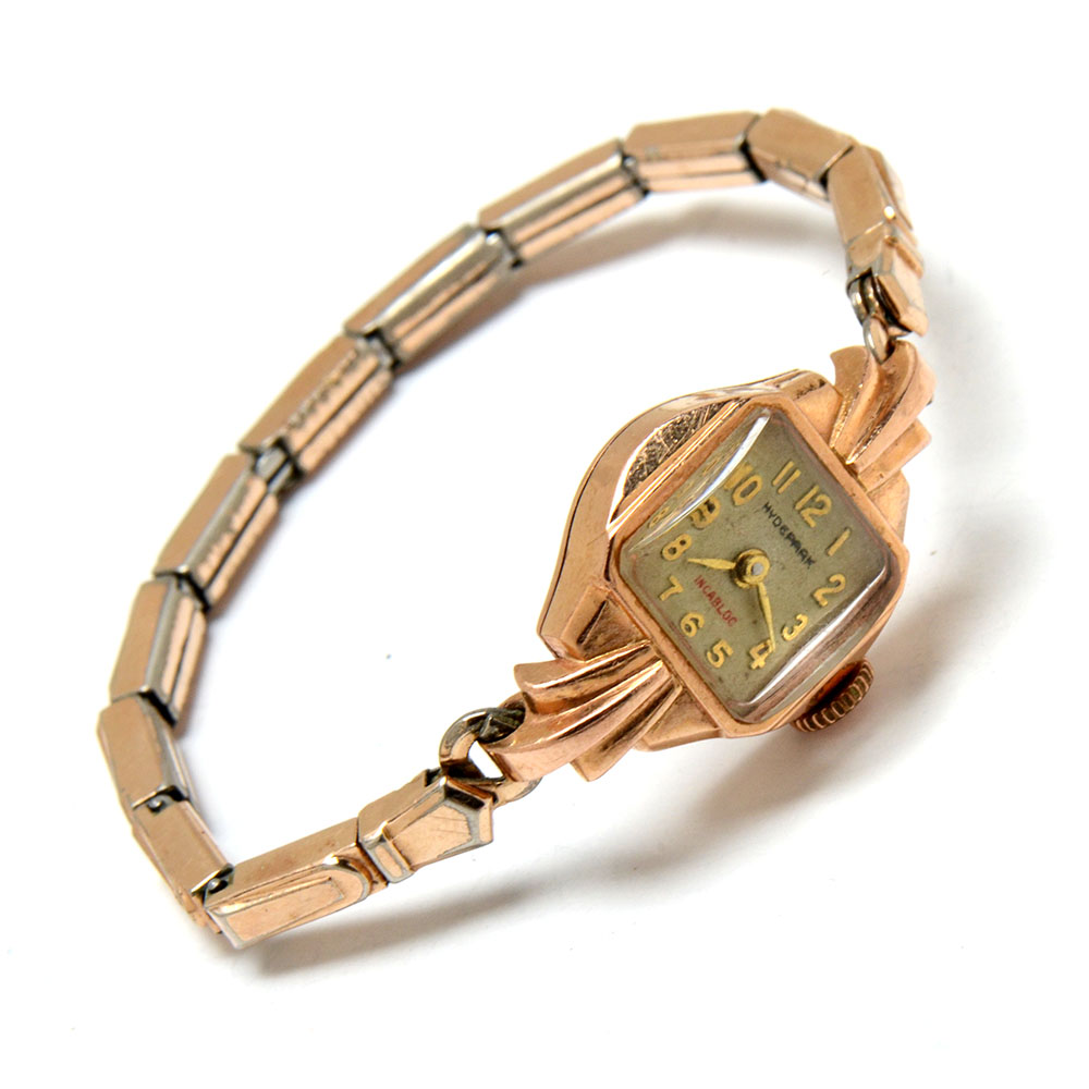 Women's Vintage Enicar Hyde Park 14K Rose Gold Watch