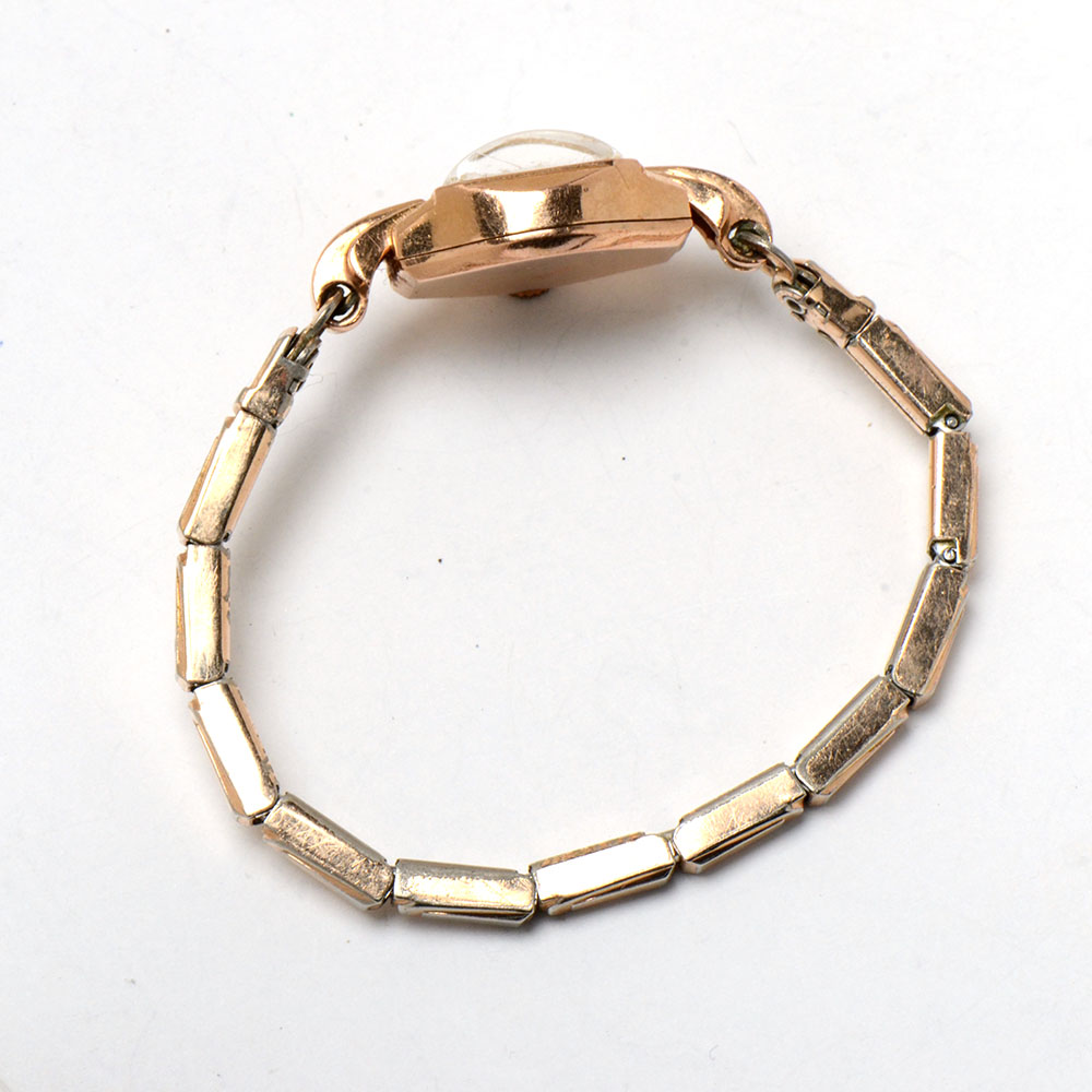 Women's Vintage Enicar Hyde Park 14K Rose Gold Watch