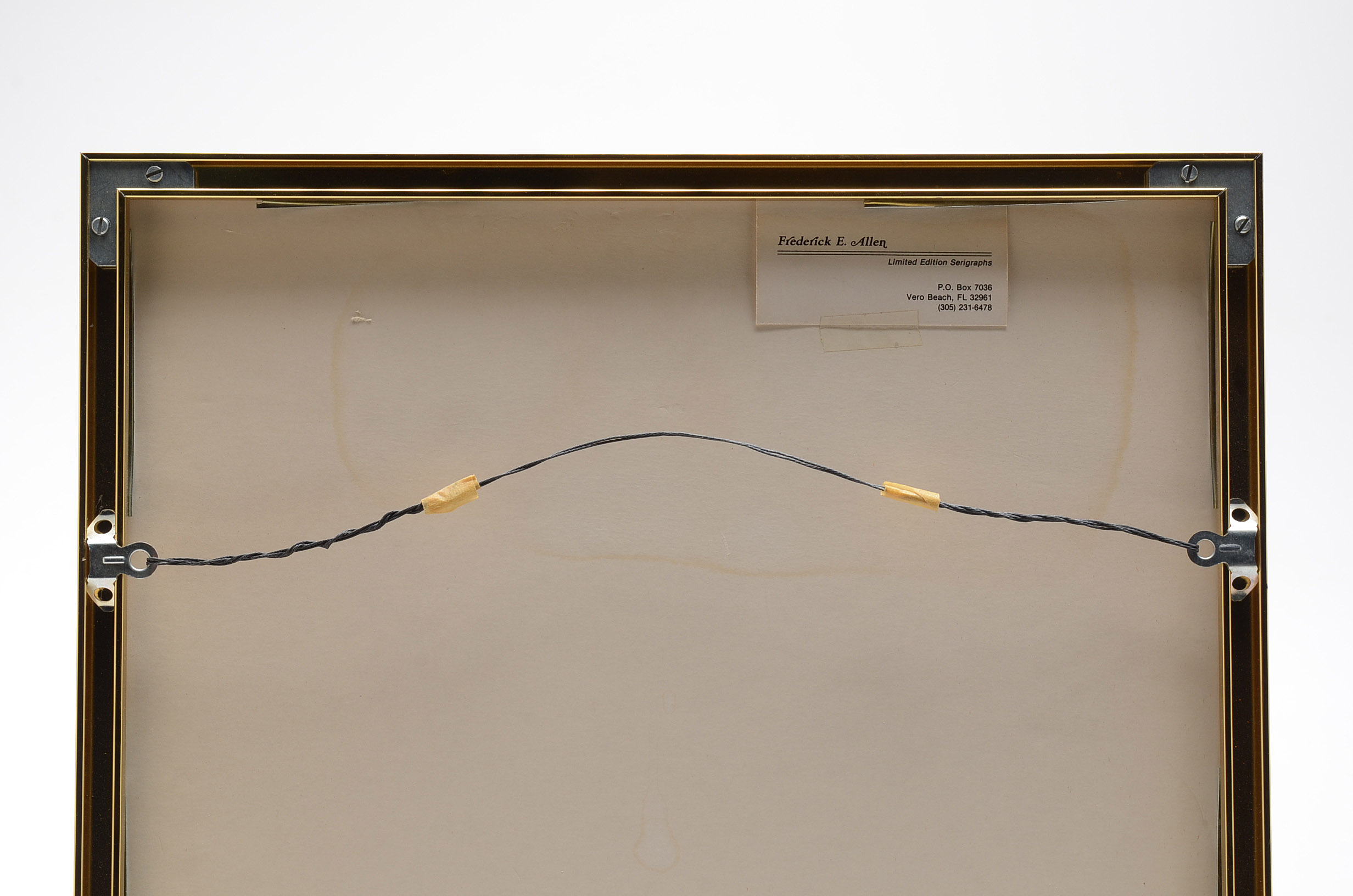 Frederick E. Allen Signed Limited Edition Serigraph