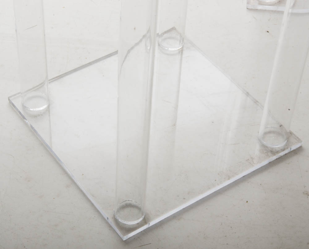 Trio of Acrylic and Beaded Pinths