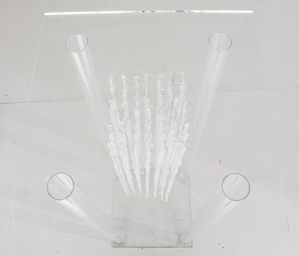 Trio of Acrylic and Beaded Pinths