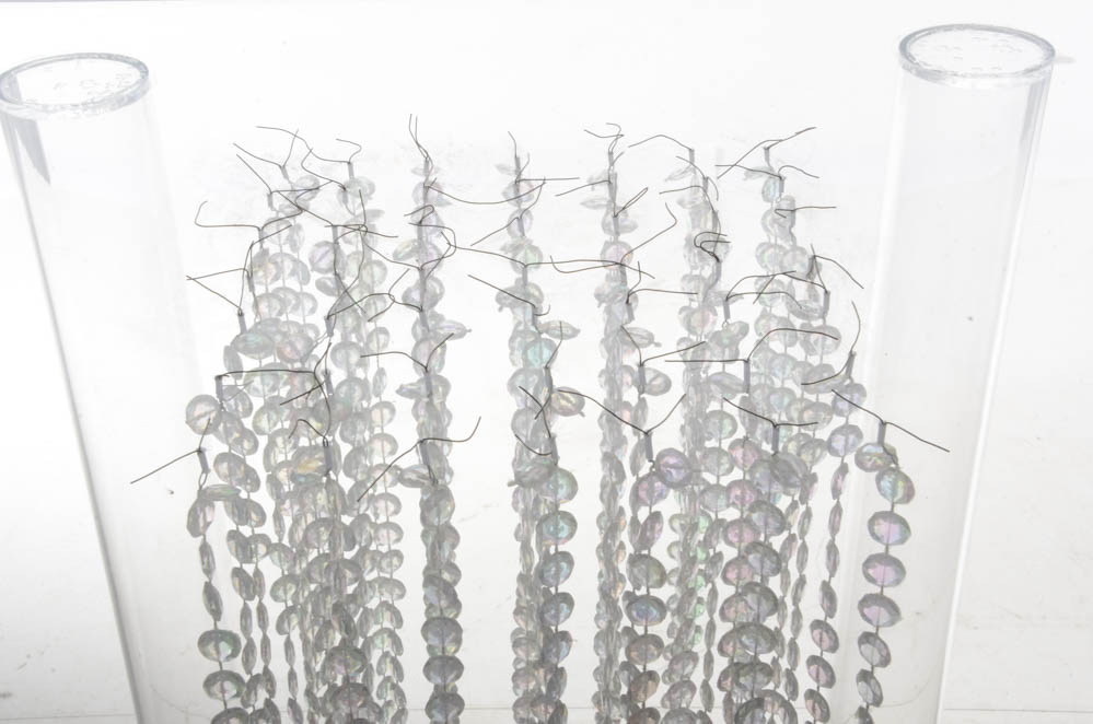 Trio of Acrylic and Beaded Pinths