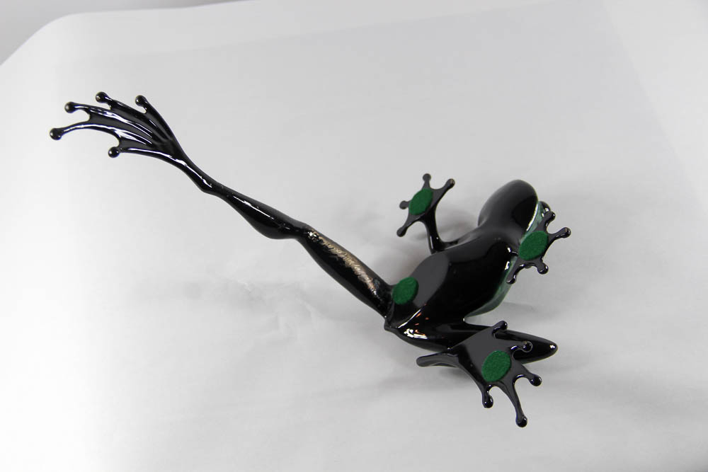 "Frogman" Tim Cotterill Limited Edition Bronze Frog Sculpture