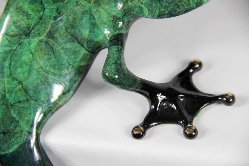 "Frogman" Tim Cotterill Limited Edition Bronze Frog Sculpture