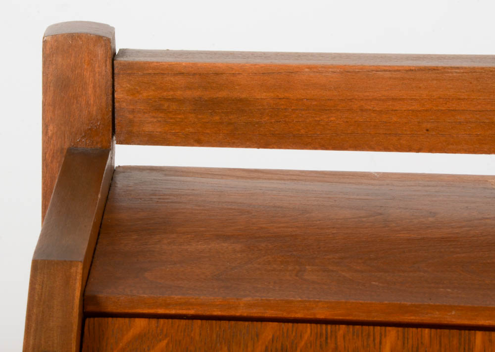 Cron-Kills Co. Arts and Crafts Style Oak Slant Front Desk