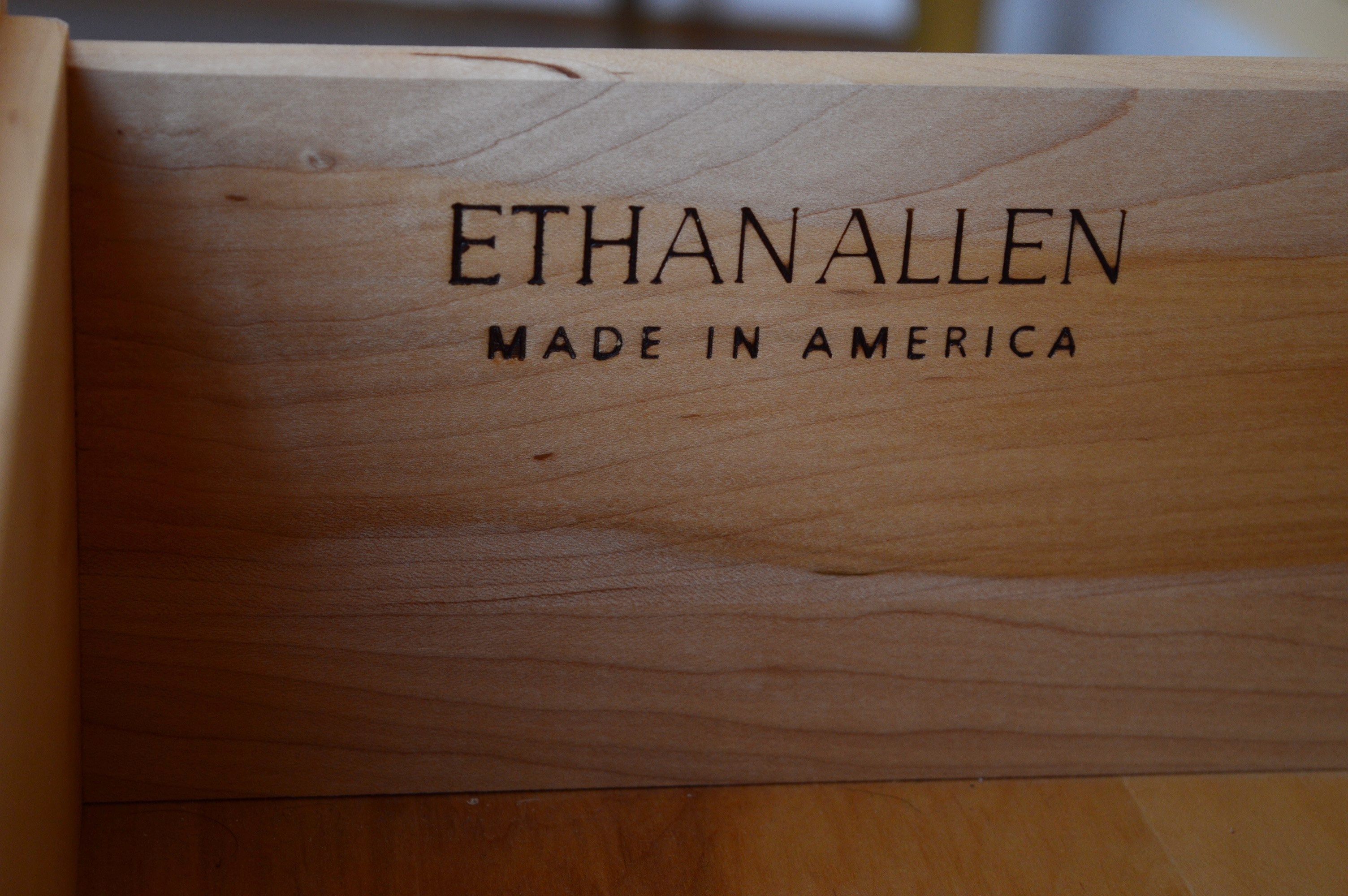 Ethan Allen Maple Armoire