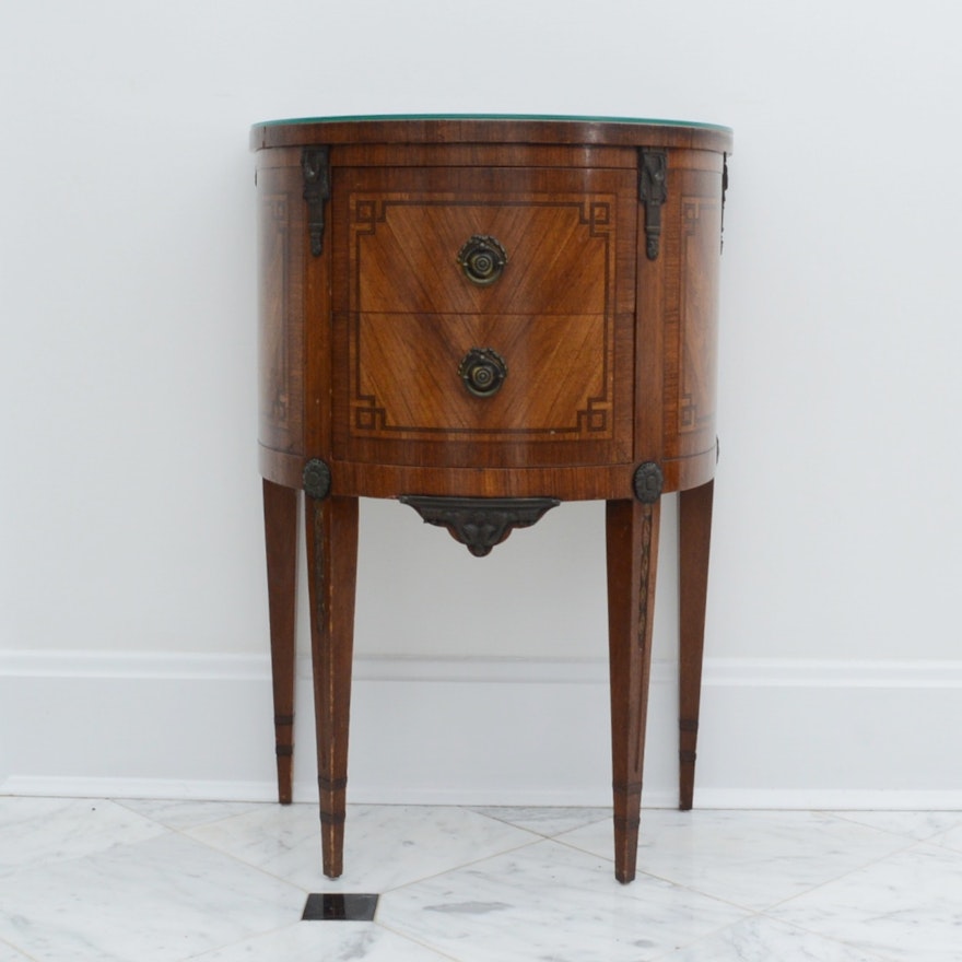 Antique Demilune Table Made by Robert W. Irwin Company (C.1930)