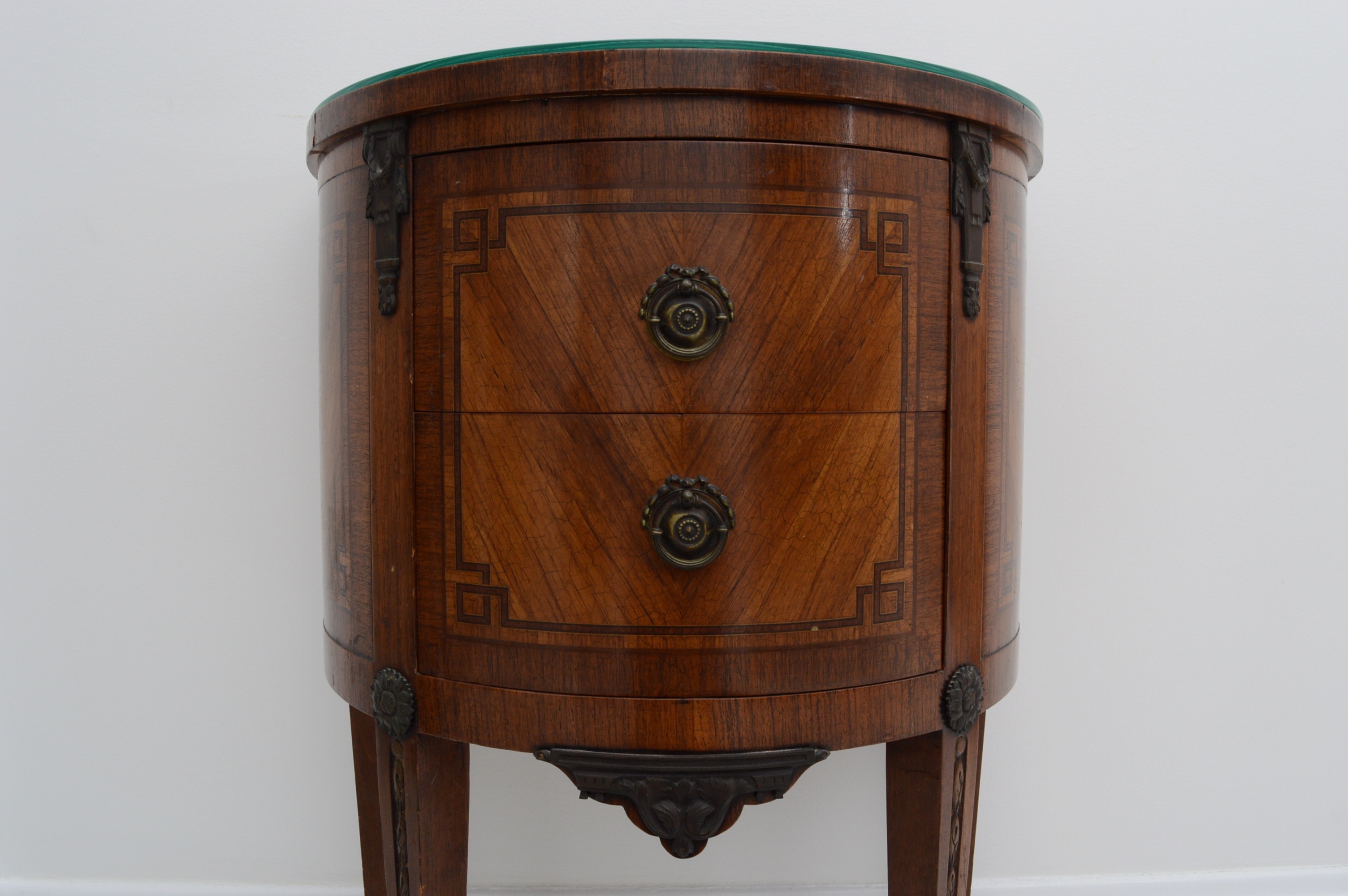 Antique Demilune Table Made by Robert W. Irwin Company (C.1930)