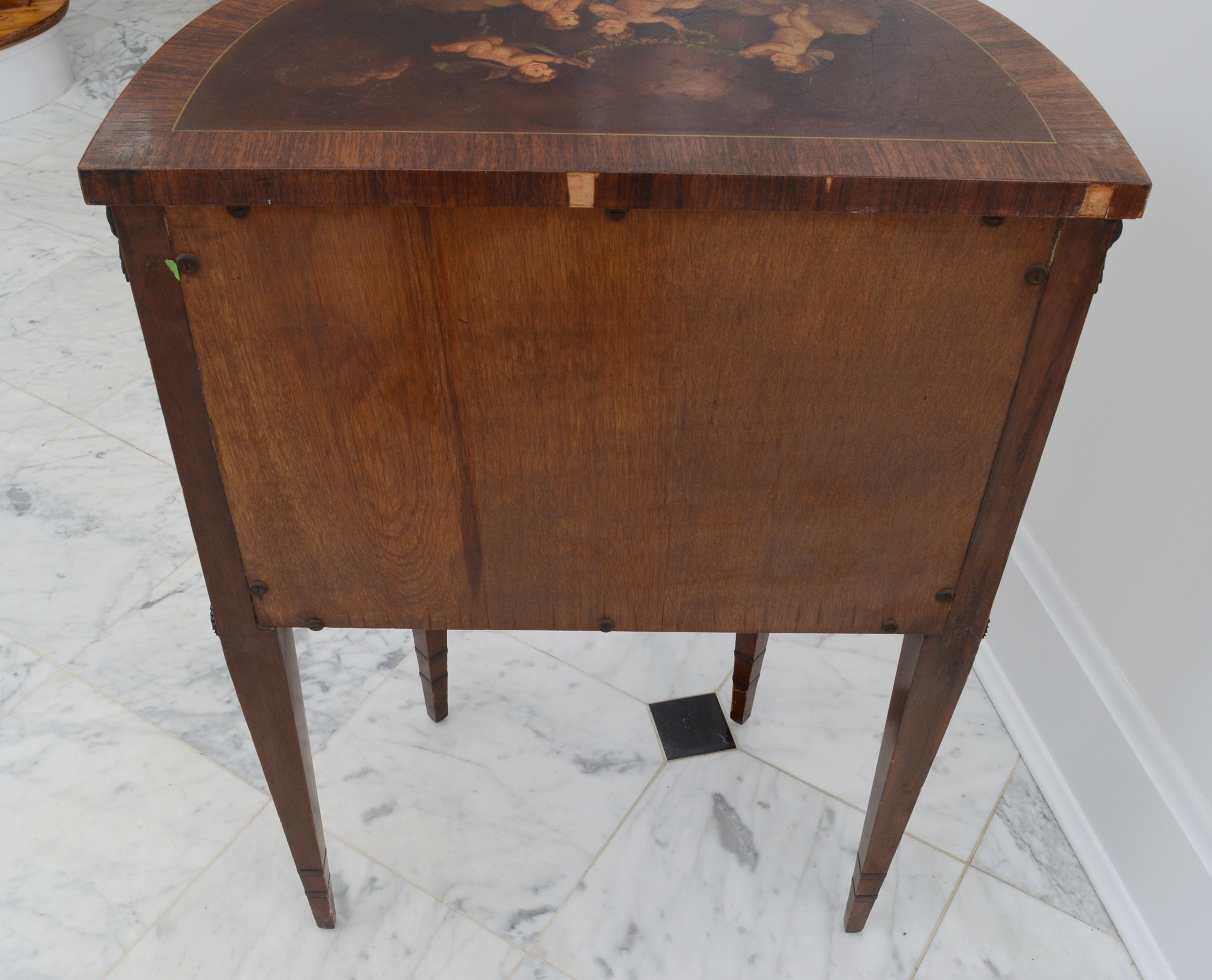 Antique Demilune Table Made by Robert W. Irwin Company (C.1930)