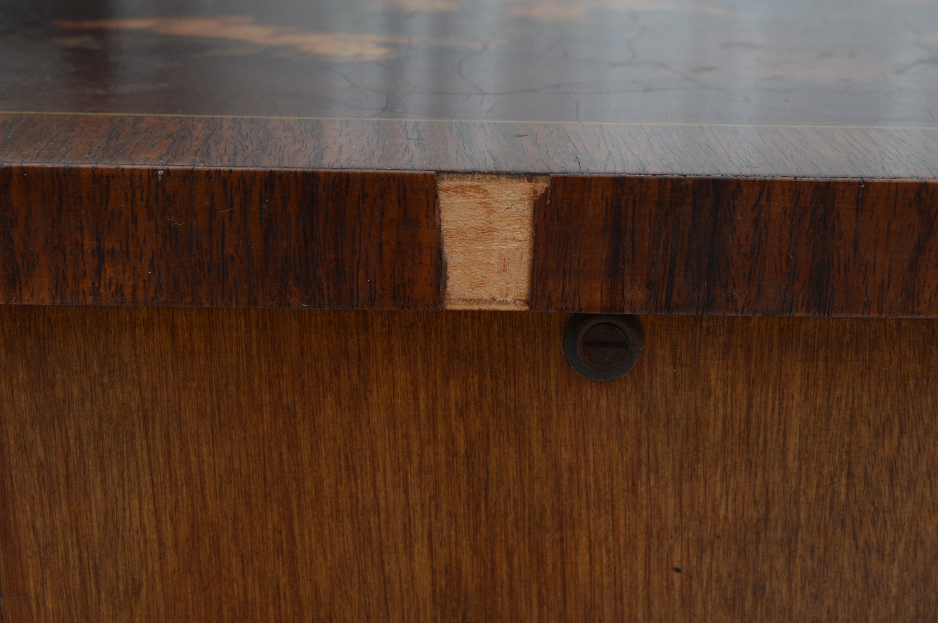 Antique Demilune Table Made by Robert W. Irwin Company (C.1930)