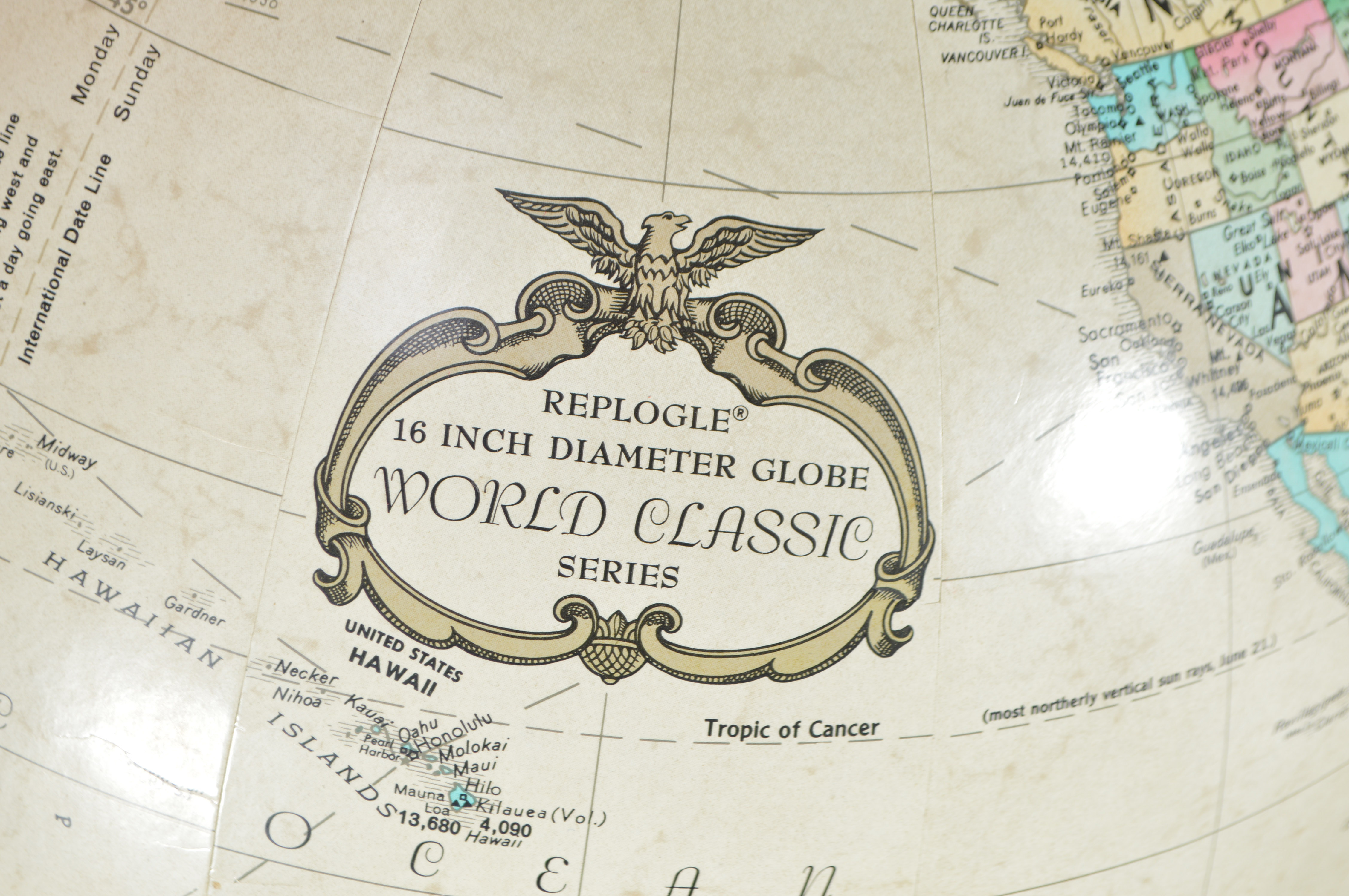 Replogle World Classic 16" Floor Globe