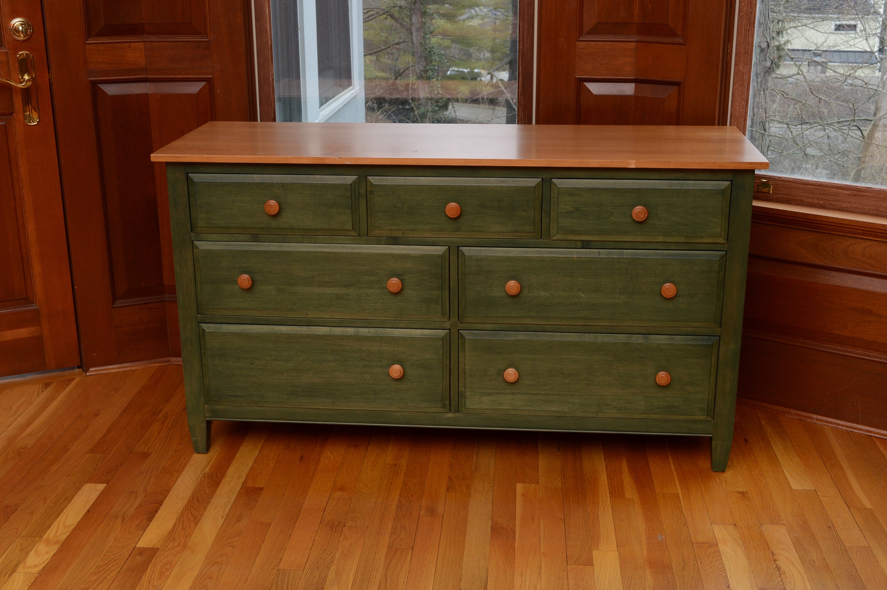 Ethan Allen Country Colors Maple Chest of Drawers