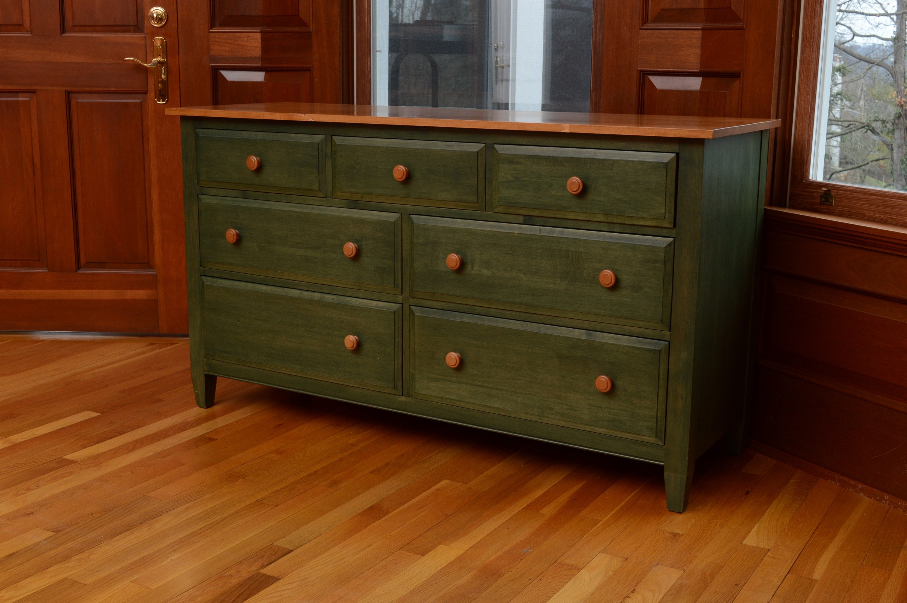 Ethan Allen Country Colors Maple Chest of Drawers