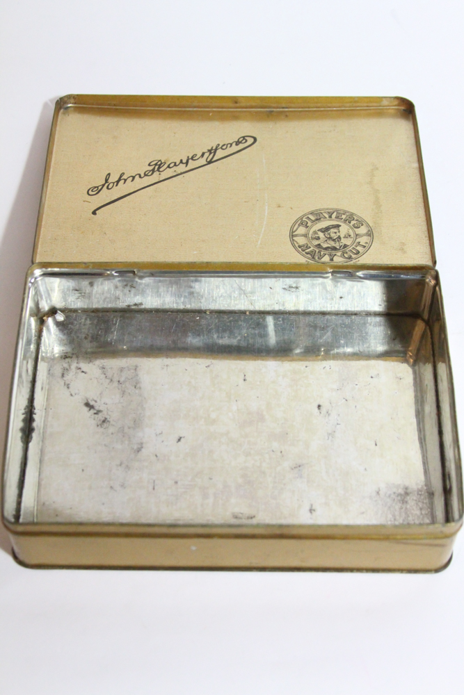 Players Navy Cut Gold Leaf Cigarette Tins