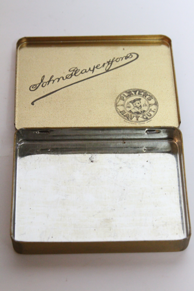 Players Navy Cut Gold Leaf Cigarette Tins