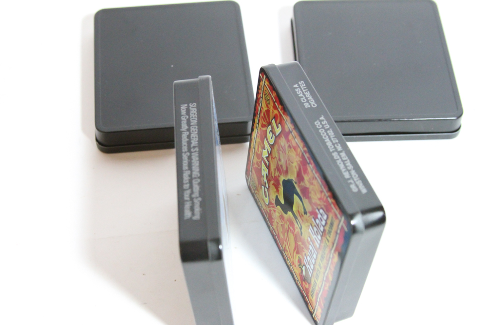 Four Camel Exotic Blends Cigarette Tins