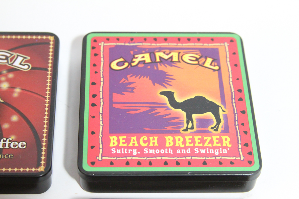 Camel Exotic Blends Cigarette Tins