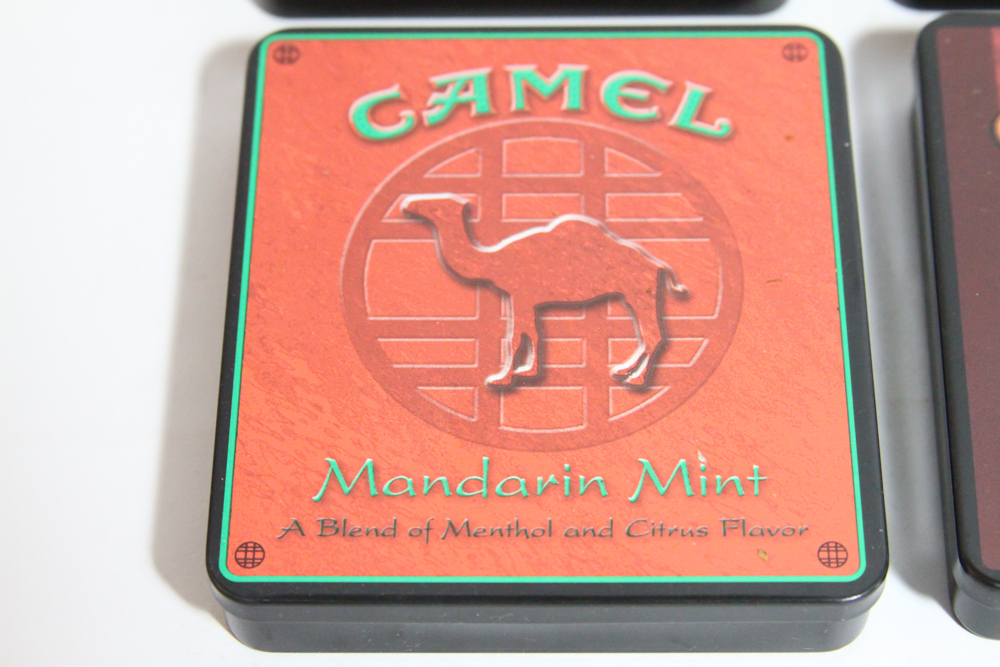 Camel Exotic Blends Cigarette Tins