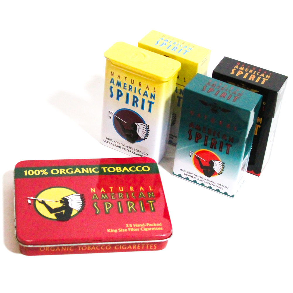 Natural American Spirit Cigarette Tins