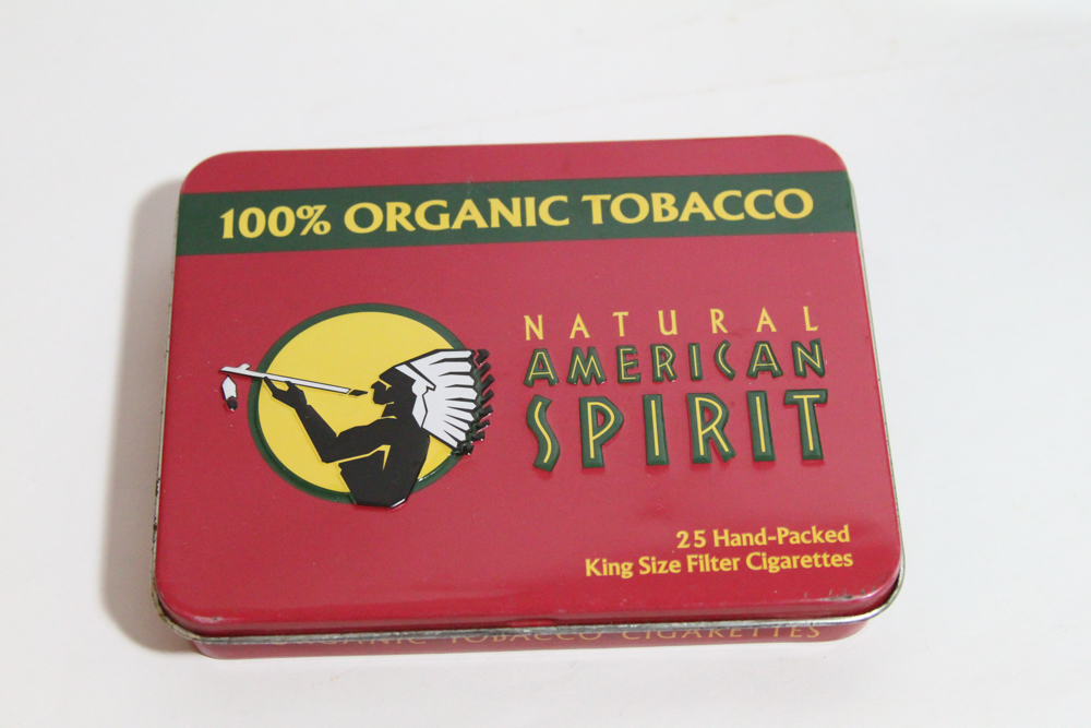 Natural American Spirit Cigarette Tins