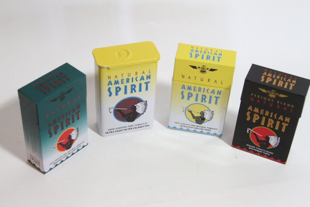 Natural American Spirit Cigarette Tins