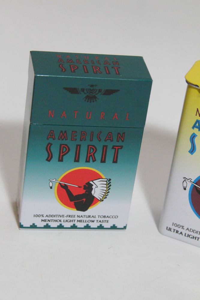 Natural American Spirit Cigarette Tins