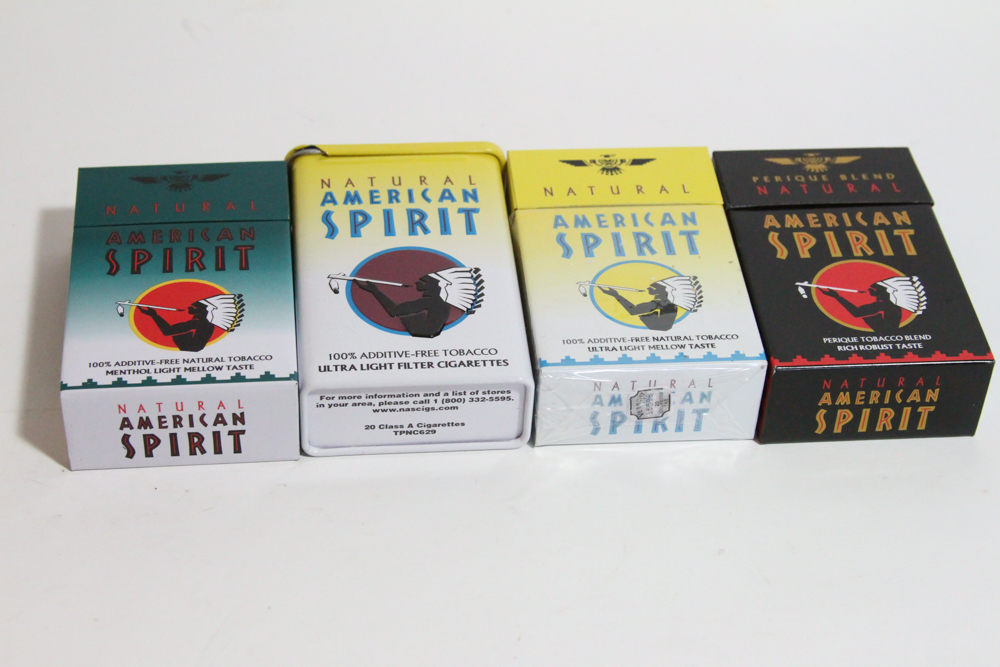 Natural American Spirit Cigarette Tins
