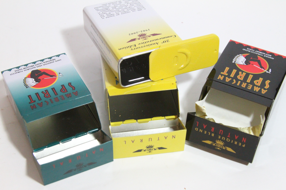 Natural American Spirit Cigarette Tins