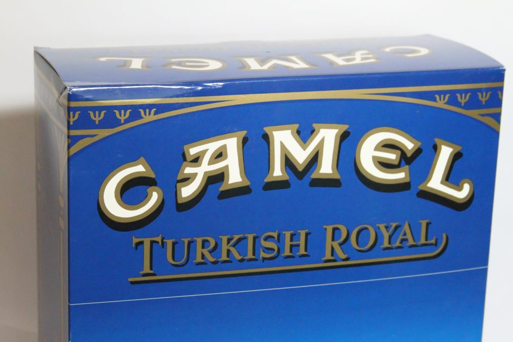 Camel Turkish Royal Cigarette Box Counter Display