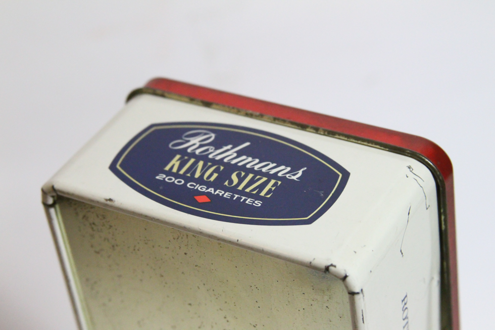 Rothmans of Pall Mall Cigarette Tin with Dragon Motif