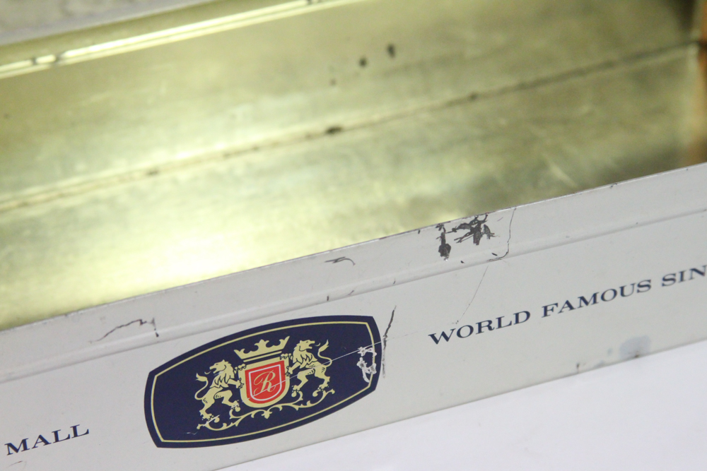 Rothmans of Pall Mall Cigarette Tin with Dragon Motif