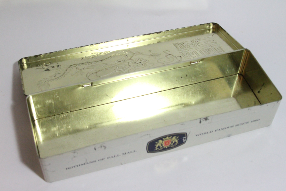 Rothmans of Pall Mall Cigarette Tin with Dragon Motif
