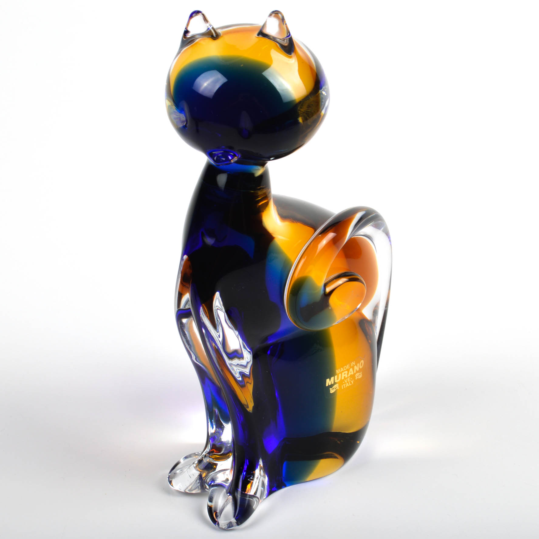 Rubelli Signed Limited Edition Murano Glass Cats