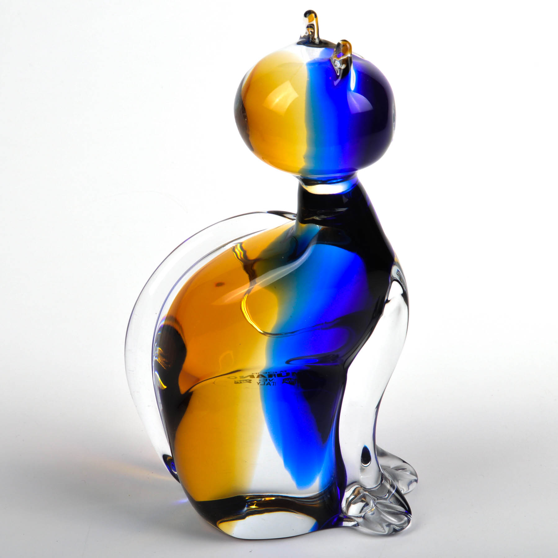 Rubelli Signed Limited Edition Murano Glass Cats