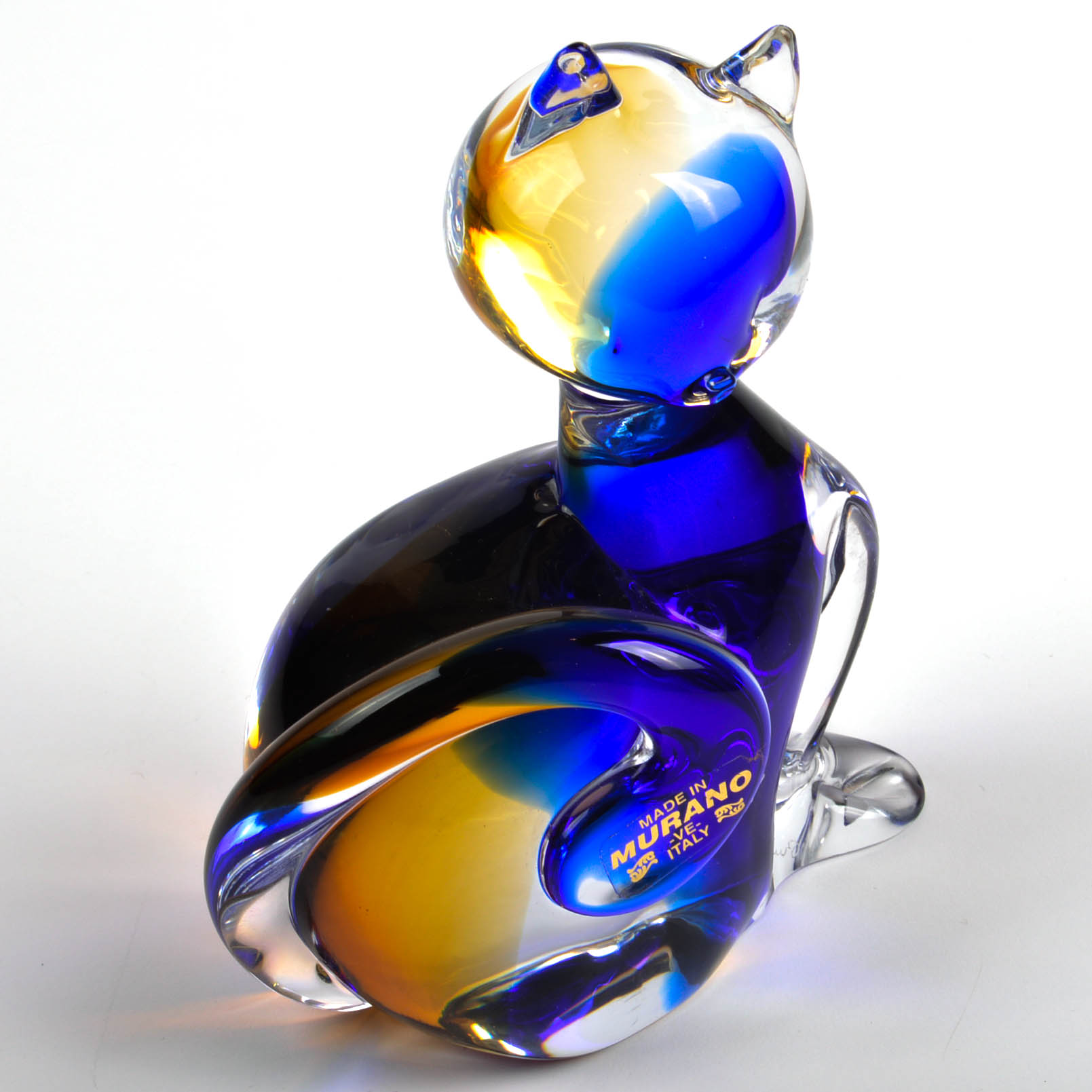Rubelli Signed Limited Edition Murano Glass Cats