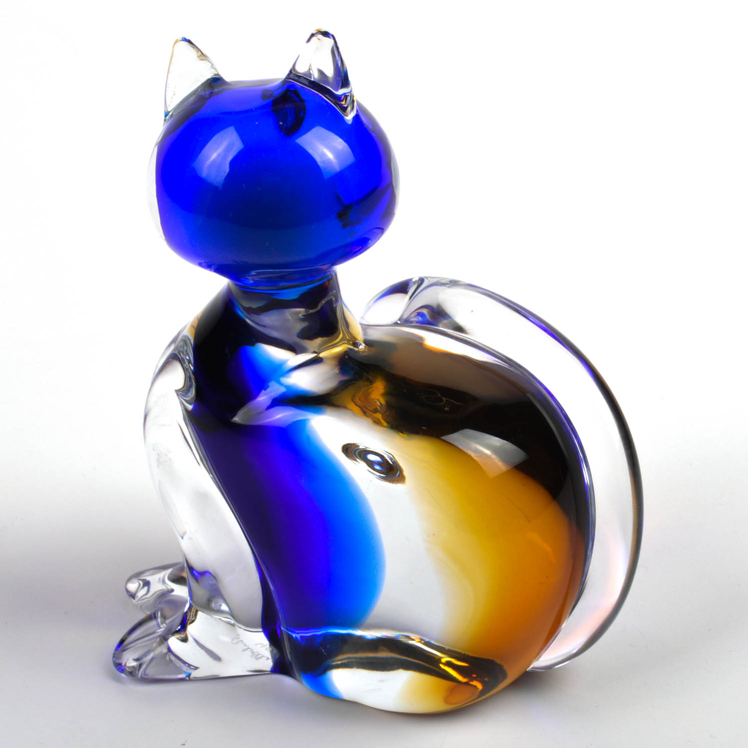 Rubelli Signed Limited Edition Murano Glass Cats