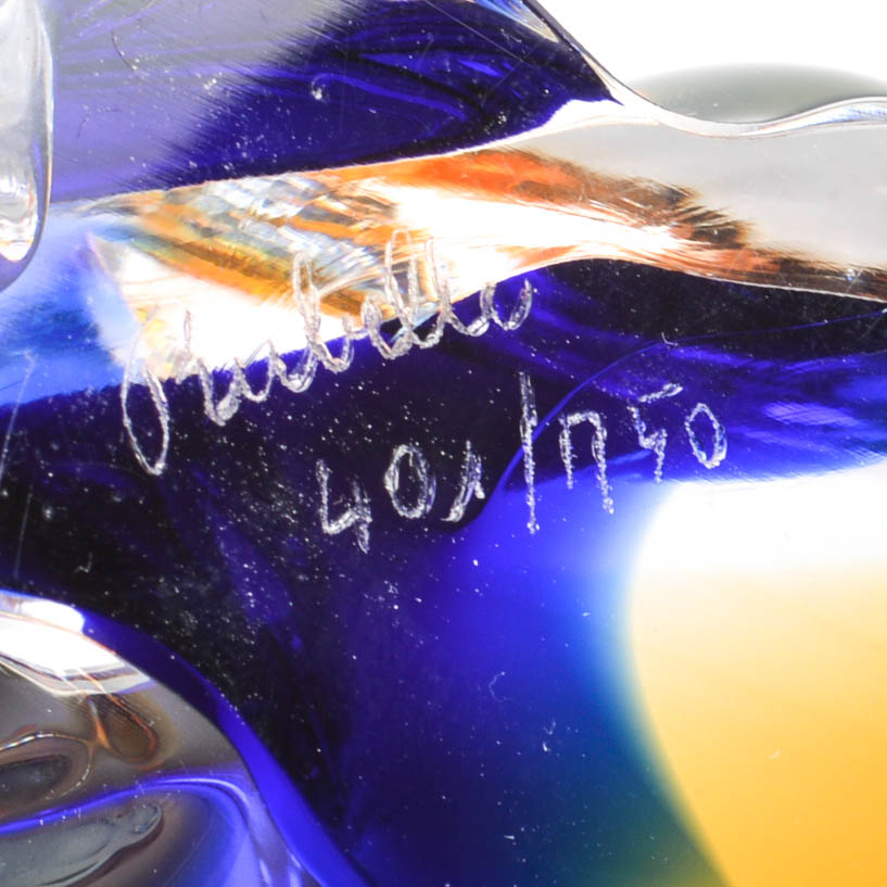 Rubelli Signed Limited Edition Murano Glass Cats