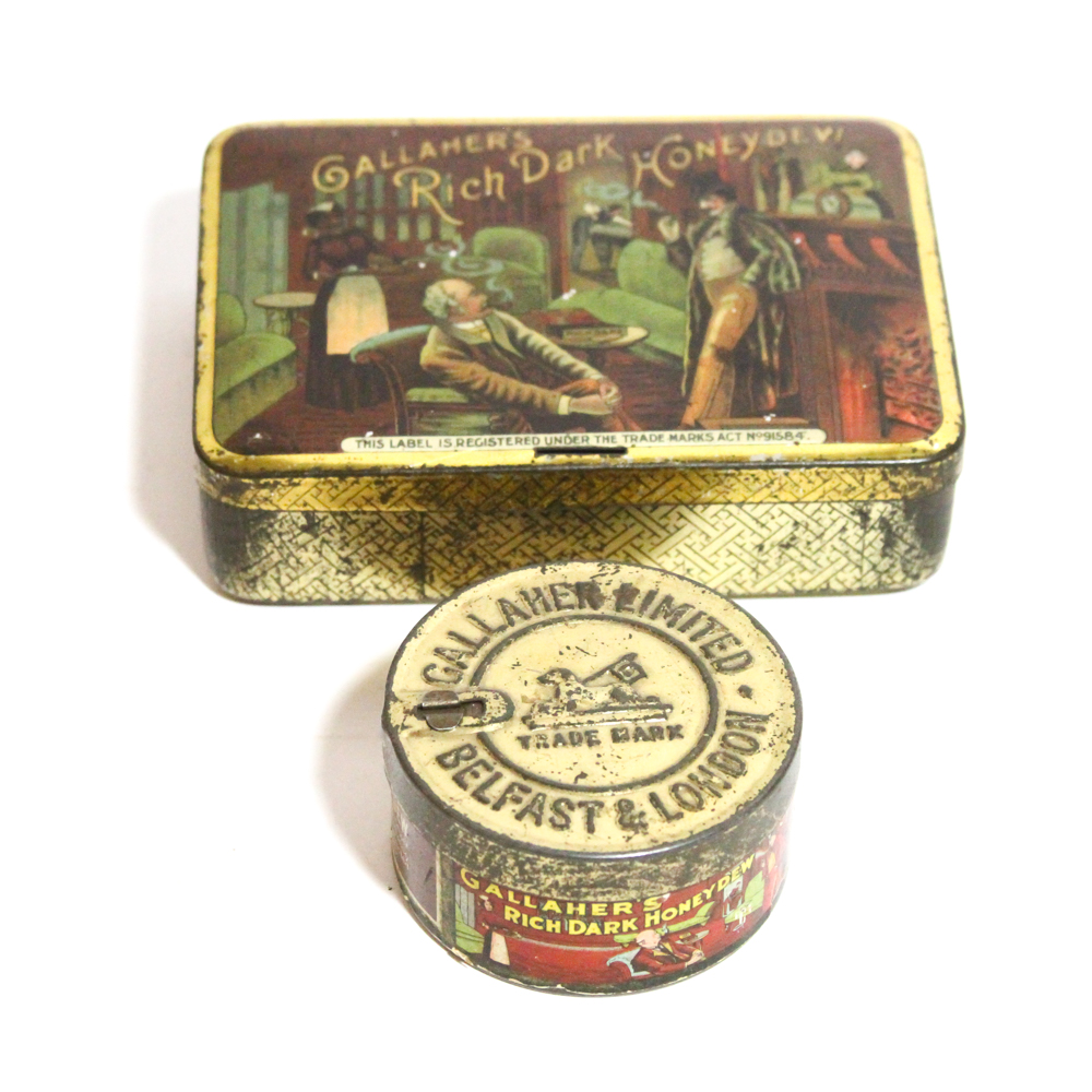 Circa 1930 Gallaher's Rich Dark Honeydew Tobacco Tins