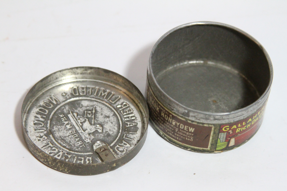 Circa 1930 Gallaher's Rich Dark Honeydew Tobacco Tins