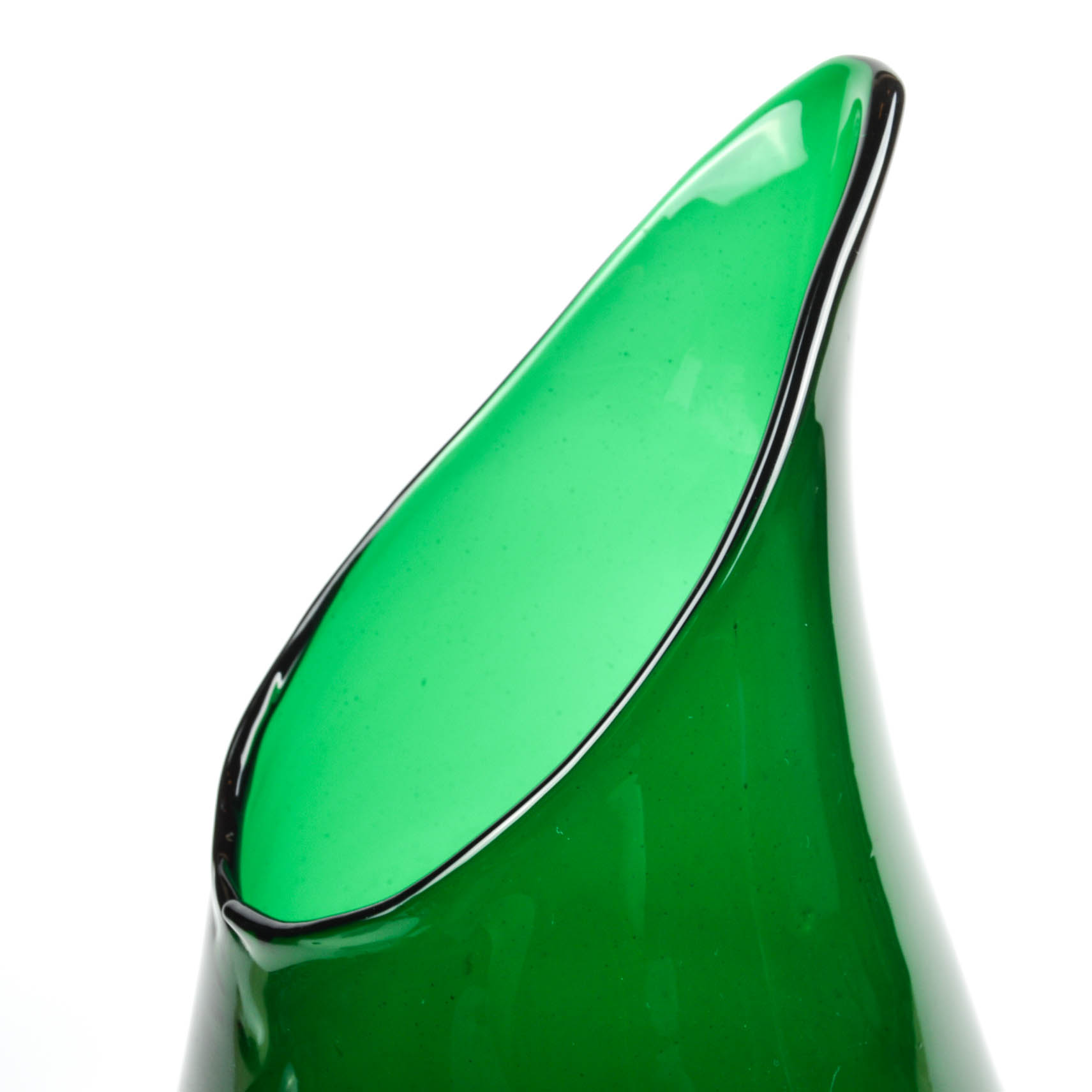 Two Vintage Blenko Glass Pitchers