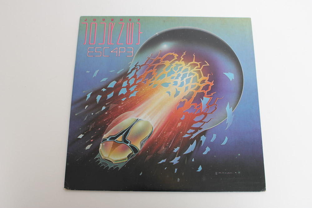 Journey LPs and Photo Book Including "Frontiers," "Greatest Hits"