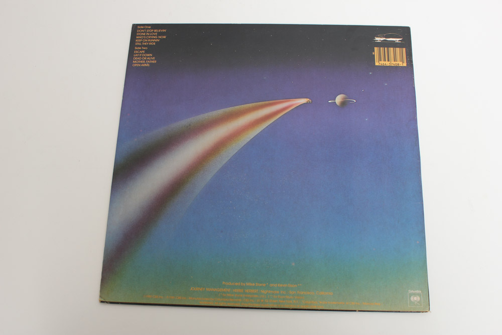 Journey LPs and Photo Book Including "Frontiers," "Greatest Hits"