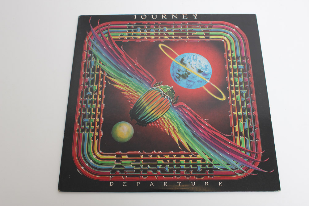Journey LPs and Photo Book Including "Frontiers," "Greatest Hits"