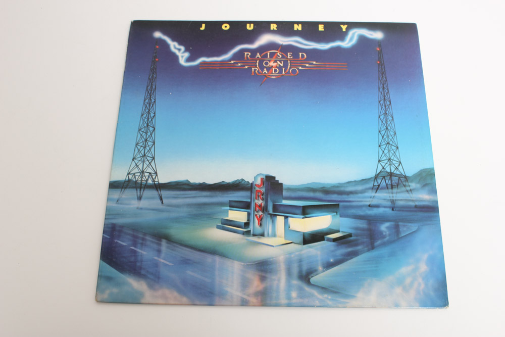 Journey LPs and Photo Book Including "Frontiers," "Greatest Hits"