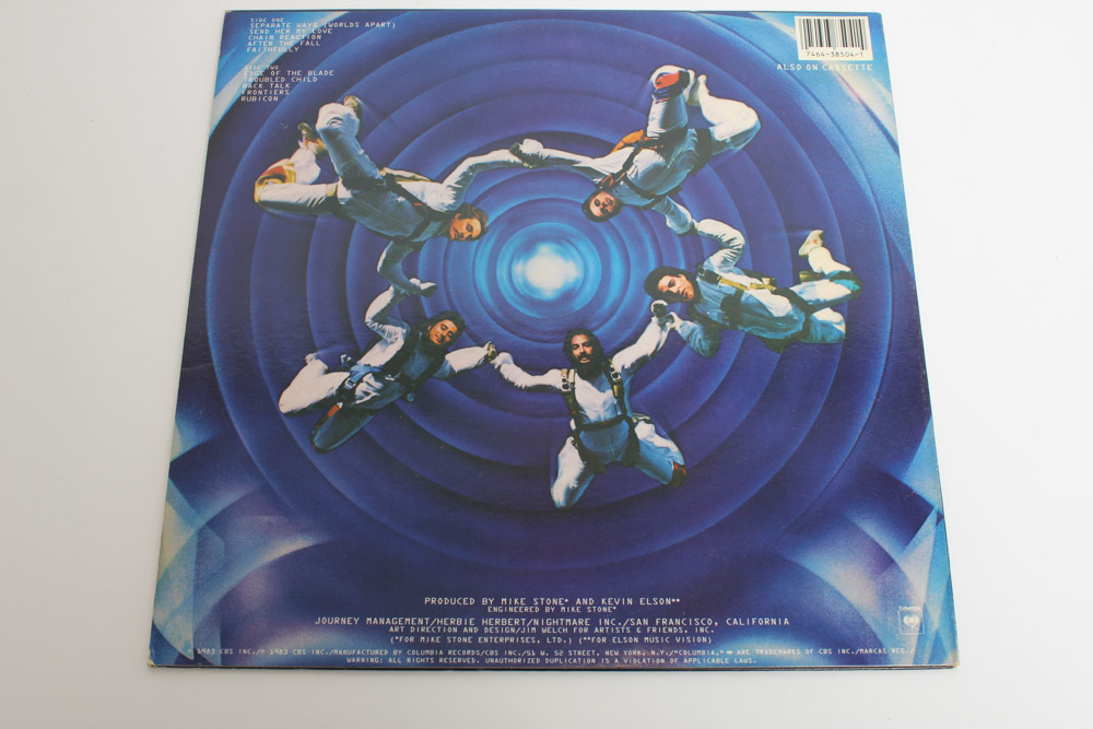 Journey LPs and Photo Book Including "Frontiers," "Greatest Hits"