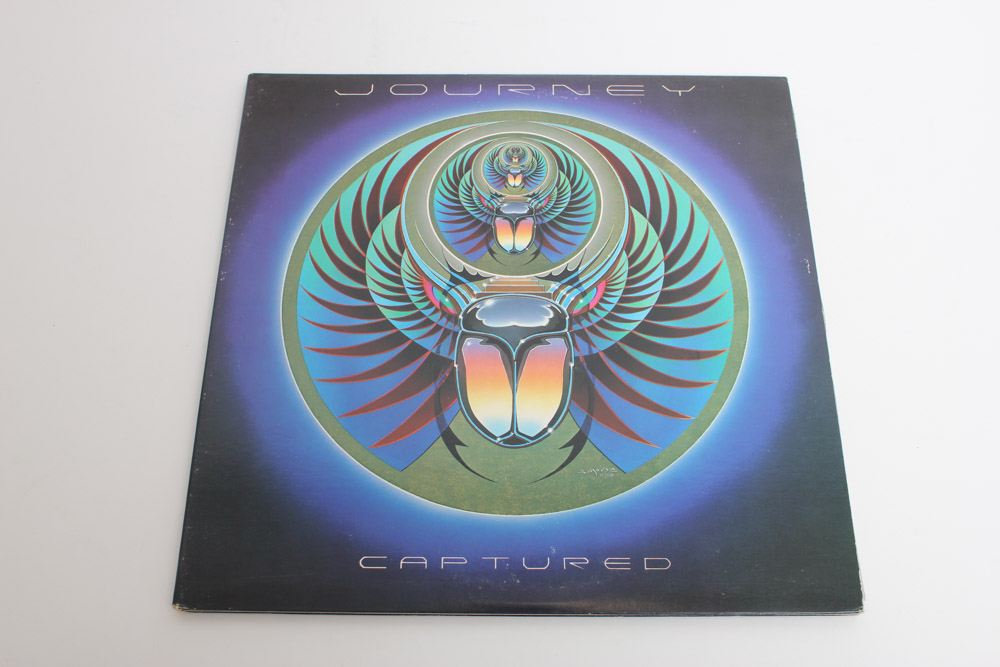 Journey LPs and Photo Book Including "Frontiers," "Greatest Hits"