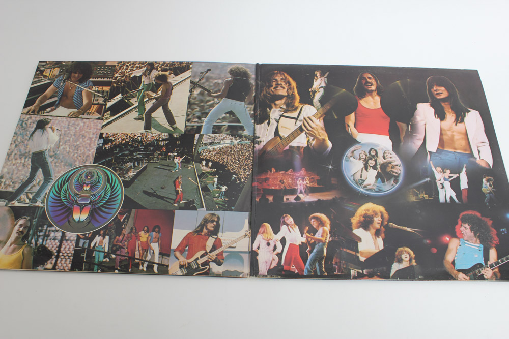 Journey LPs and Photo Book Including "Frontiers," "Greatest Hits"