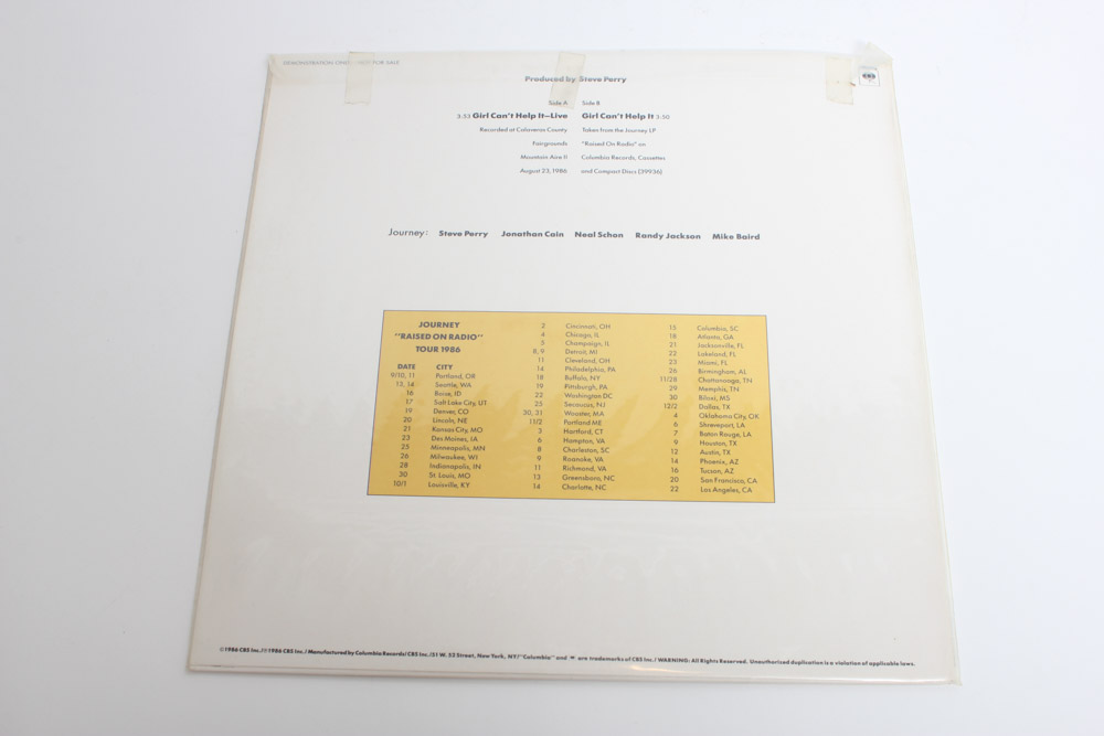 Journey LPs and Photo Book Including "Frontiers," "Greatest Hits"