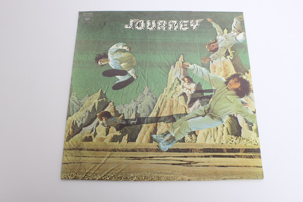 Journey LPs and Photo Book Including "Frontiers," "Greatest Hits"