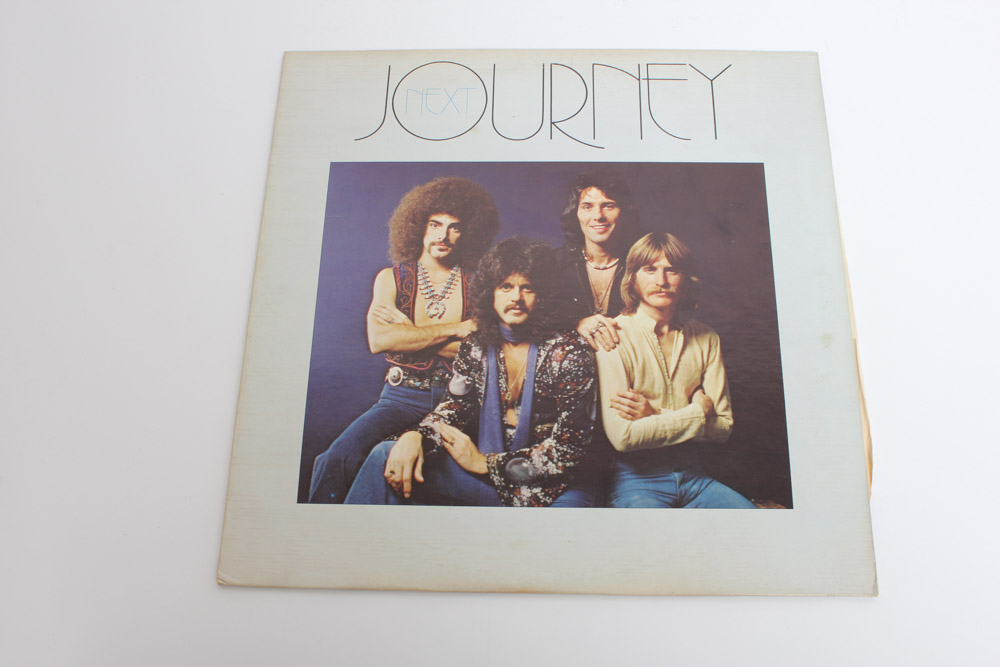 Journey LPs and Photo Book Including "Frontiers," "Greatest Hits"